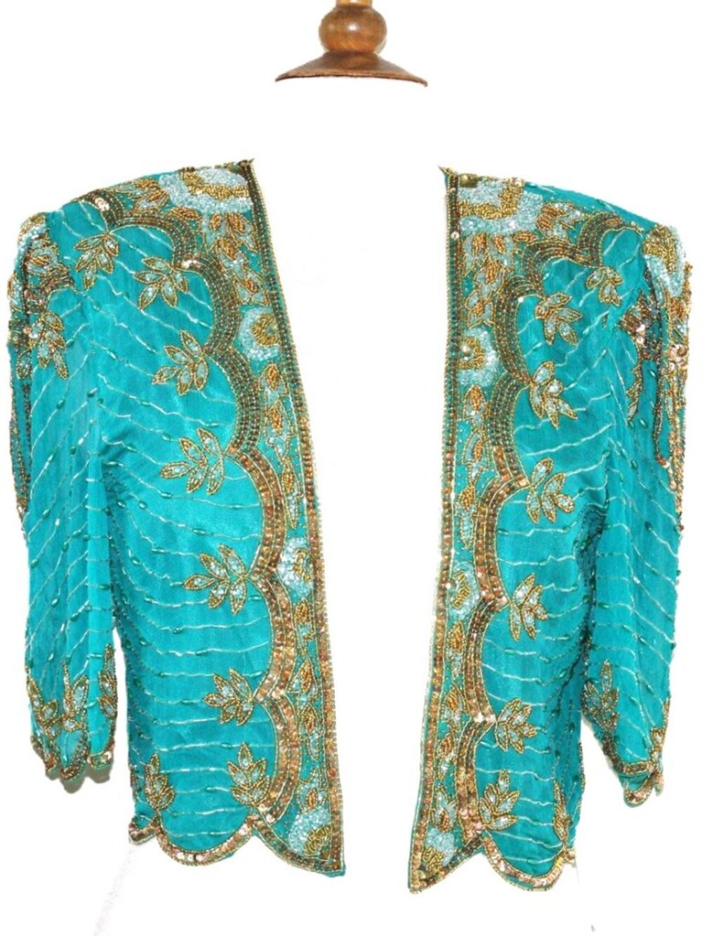 JASDEE Vintage Bolero Jacket Hand Work Beaded